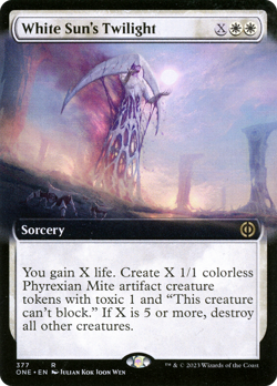 White Sun's Twilight (Extended Art) [Phyrexia: All Will Be One] Magic MTG - Image 1
