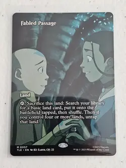 MTG Fabled Passage (M 0057) (Borderless) Non-foil Avatar: The Last Airbender - Image 1
