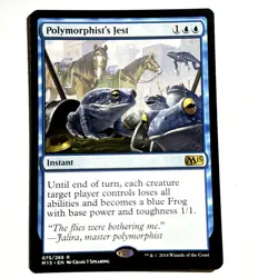 Polymorphist's Jest 75 R Magic 2015 (M15) Magic the Gathering MTG NM - Image 1