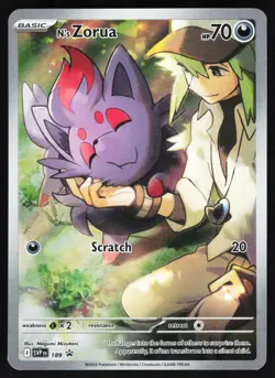 N's Zorua 189 Pokemon SV: Scarlet & Violet Promo Cards Promo NM - Image 1