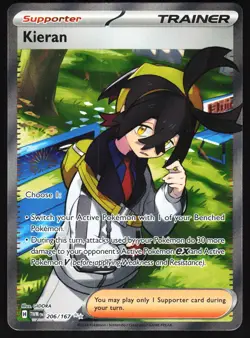 Kieran 206/167 Pokemon SV06: Twilight Masquerade Ultra Rare NM - Image 1