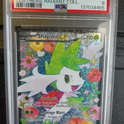 SHAYMIN EX 2013 POKEMON LEGENDARY TREASURES ULTRA RARE RC21/RC25 PSA 8 - Image 2