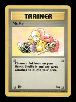 Pokemon Fossil 1st Edition #58/62 Mr. Fuji Uncommon - Image 1