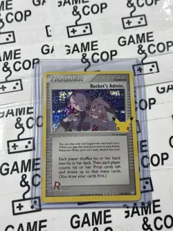 Rocket's Admin. Pokemon Celebrations Classic Collection 86/109 Holo Rare NM - Image 1