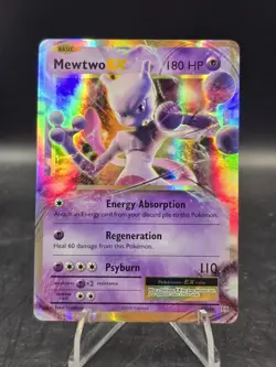Pokemon TCG Mewtwo ex 52/108 XY Evolutions Ultra Rare Holo NM - Image 1