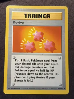 Pokemon TCG Revive – Base Set 89/102 Shadowless Regular Trainer - Image 1