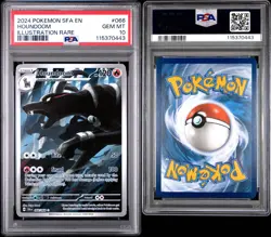 Pokemon TCG Scarlet & Violet Houndoom 066/064 Shrouded Fable PSA 10 - Gem Mint - Image 3