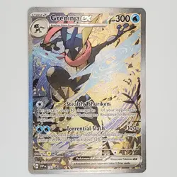 Greninja EX 132 Scarlet & Violet Black Star Promo Holo Pokemon TCG - Image 1