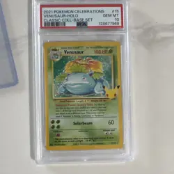 Pokemon Venusaur 15/102 Celebrations Classic Collection Holo PSA 10 - Image 1