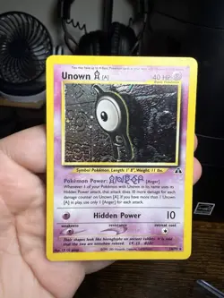 Pokemon Unown [A] 14/75 Neo Discovery Holo - Image 1