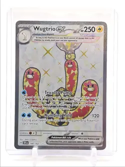 WUGTRIO EX 2024 POKEMON TEMPORAL FORCES ULTRA RARE 190/162 Q5550 - Image 1