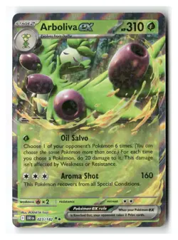 Arboliva ex 023/182 Double Rare Destined Rivals Pokemon Near Mint - Image 1