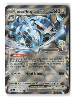 Steven's Metagross ex 145/182 Double Rare Destined Rivals Pokemon Near Mint - Image 1