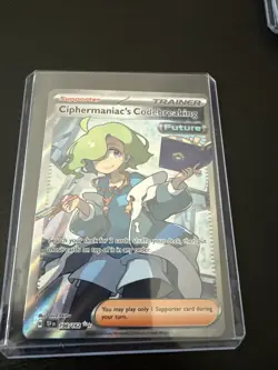 Pokemon Ciphermaniac's Codebreaking 198/162 Full Art SV Temporal Forces - Image 1