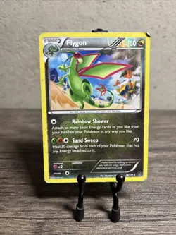 Flygon 76/111 XY-Furious Fists Reverse Holo-Pokemon TCG-Fast Shipping-Played! - Image 1