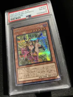 2025 YuGiOh JP004 Dark Magician Girl The Magician's Apprentice Secret Rare PSA 8 - Image 3