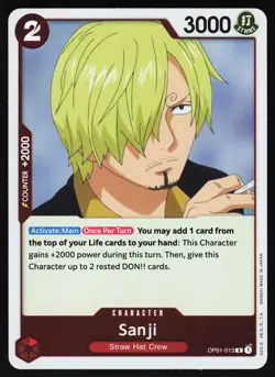 Sanji OP01-013 One Piece TCG Foil R VLP - Image 1