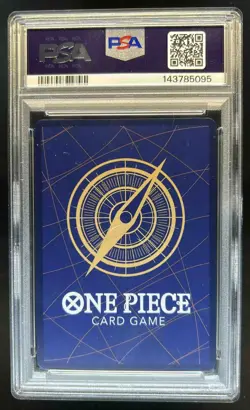 2025 One Piece Monkey D. Luffy Set Sail Event Rare R #OP10-111 PSA 9 - Image 2