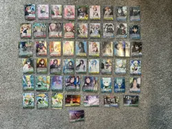 Weiss Schwarz Sword Art Online 63 card lot. Swimsuit Sinon sleeves included - Image 1
