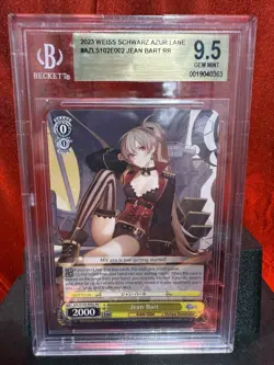 Weiss Schwarz Jean Bart Azur Lane AZL/S102-E002 RR Double Rare BGS 9.5 - Image 1