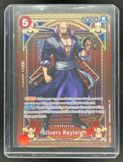 2025 One Piece A Fist of Divine Speed Silvers Rayleigh Special Cards #OP09-005 - Image 1
