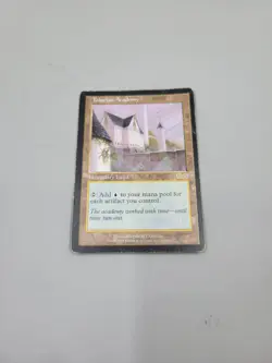 Tolarian Academy Magic The Gathering Urza's Saga MTG Card Heavy Play/Damage - Image 1