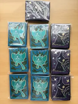 Pokemon Tcg ETB & Collection Box Card Sleeves - Lot of 10 Packs - Image 1