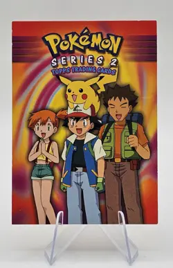 Checklist Series 2 Pokemon Card TCG Topps TV Animation - Image 1