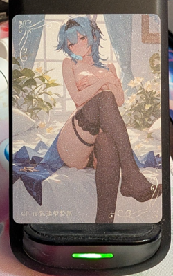 Eula Genshin Impact CP-10 Reluctant Goddess Story Anime Waifu Card - Image 1