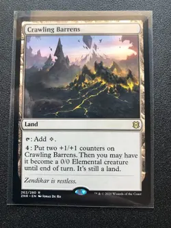 Crawling Barrens [Zendikar Rising] Regular - Magic the Gathering - Image 1