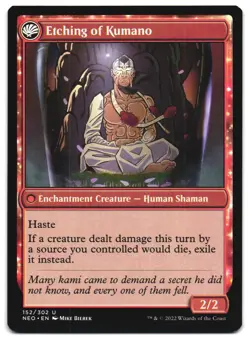 Kumano Faces Kakkazan 152 Kamigawa: Neon Dynasty NM MTG - Image 2