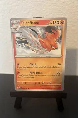 Pokemon Fletchling, Flechinder, Talonflame Evolution Line-3 Card Set-Pokemon TCG - Image 4