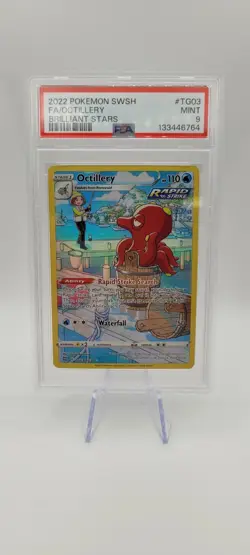 Pokemon TCG: Octillery TG03/TG30 - Brilliant Stars-Ultra Rare PSA 9 - Image 2