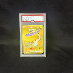 2024 POKEMON TEF EN-TEMPORAL FORCES HYPER RARE #218/162 RAGING BOLT EX PSA 9 - Image 1
