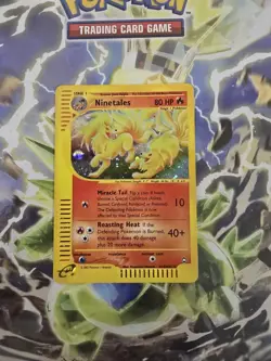 2002 POKEMON Aquapolis Holo Rare Ninetales H19/H32 - Image 1