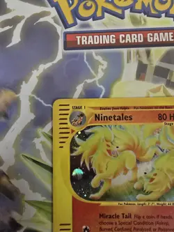 2002 POKEMON Aquapolis Holo Rare Ninetales H19/H32 - Image 2