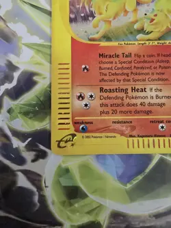 2002 POKEMON Aquapolis Holo Rare Ninetales H19/H32 - Image 5