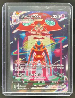 2023 Pokemon SWSH Crown Zenith Deoxys VMAX Galarian Gallery Full Art #GG45/GG70 - Image 1