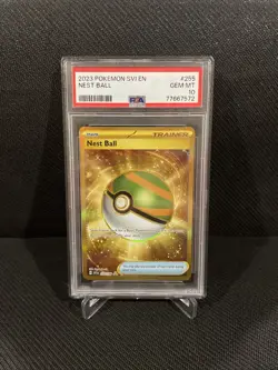 Pokemon TCG Nest Ball Scarlet & Violet Base Set 255/198 Holo Hyper Rare - Image 1