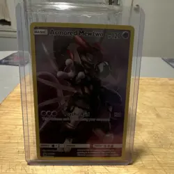 Pokemon Armored Mewtwo SM Promo Holo SM228 - Image 1