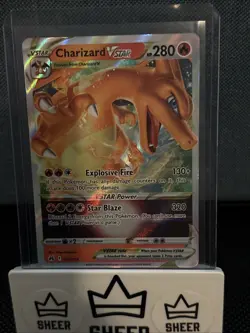 Pokemon TCG Charizard VSTAR Crown Zenith Holo Ultra Rare - Image 1