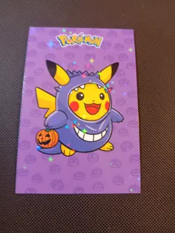 Pikachu Gengar Costume - Star Holo - Electric Pikachu Database - Pokemon - Image 1