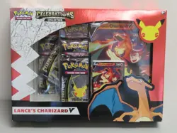 2021 Pokemon Celebration Lance's Charizard V Collection Factory Sealed Box - Image 1