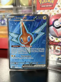Pokemon TCG Rotom ex 111/094 Ultra Rare Mega Evolution Phantasmal Flames NM/M - Image 1