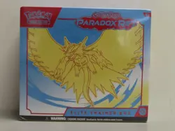 2023 Pokemon Paradox Rift Roaring Moon Factory Sealed ETB Elite Trainer Box - Image 1