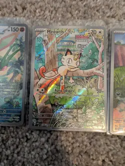 Pokemon Phantasmal Flames IR Lot Of 3: Meowth 106 Flygon 101 Wooper 102 - Image 3