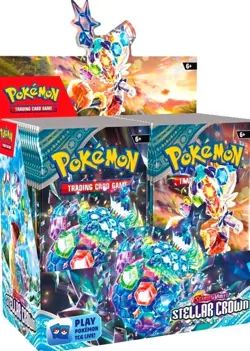 Pokemon TCG Stellar Crown Booster Box Factory Sealed - Image 1
