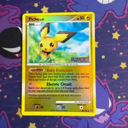 Pokemon Pichu 45/100 Platinum Stamped Reverse Holo Uncommon Stormfront MP - Image 1
