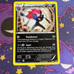 Pokemon TCG Zoroark BW Black Star Promos BW19 Holo Promo LP - Image 1