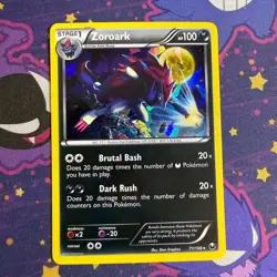Pokemon - Zoroark - 71/108 - Dark Explorers - Cracked Ice Holo Rare Exclusive LP - Image 1